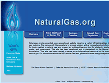Tablet Screenshot of naturalgas.org